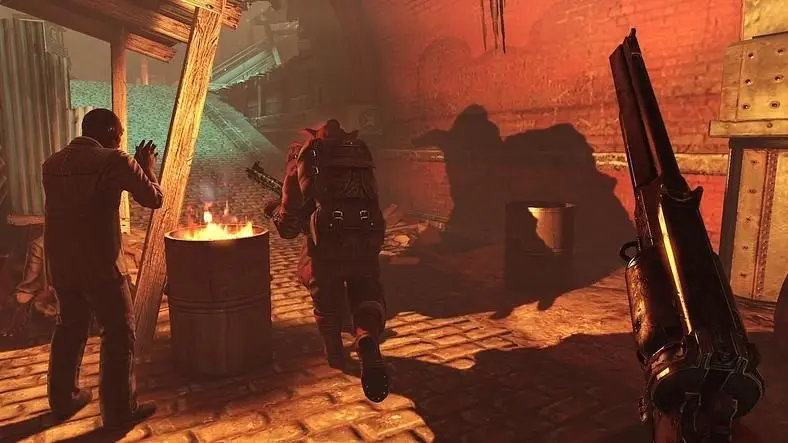 It's a BioShock game alright. It even kicks off with a trip to a lighthouse, although this time you approach by paddle and leave by rocket.