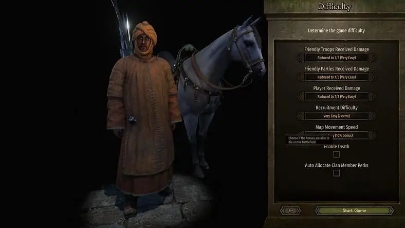 Mount and Blade 2: Bannerlord Enable Death - What Does It Do?