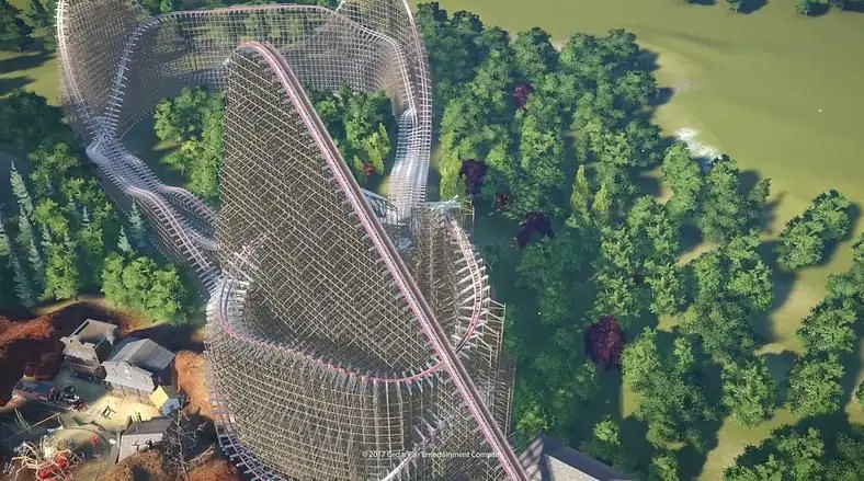 Planet Coaster Players Can Construct And Ride 2018's Fastest Hybrid Rollercoaster - Steel Vengeance - Right Now