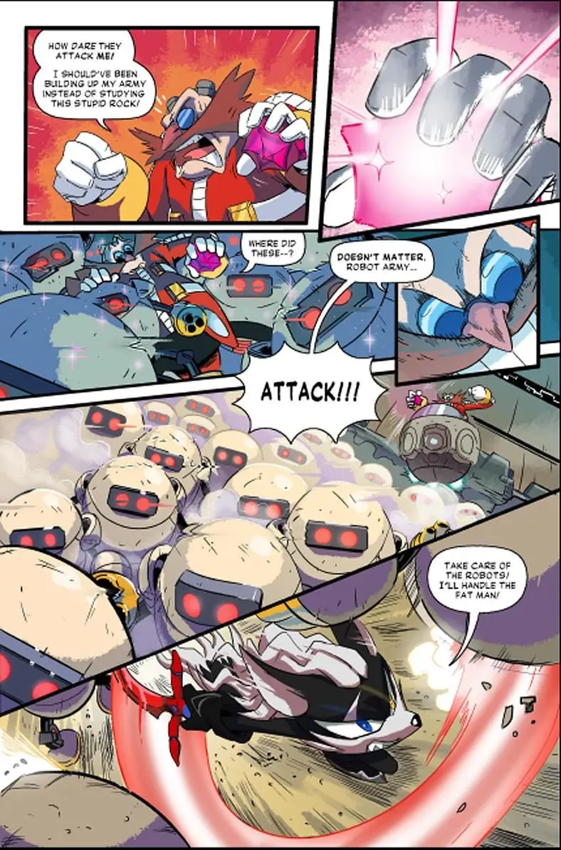 Read & Download The Final Sonic Forces Comic, Issue 4 - Rise of Infinite, For Free Here!