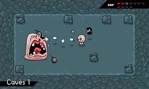 See The Binding of Isaac: Rebirth's co-op mode in action