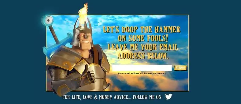 UbiSoft registers Sir Painhammer site, opens twitter feed