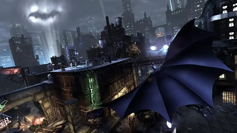 We enter the gates of Arkham City, where Chris Capel is the goddamned Batman.