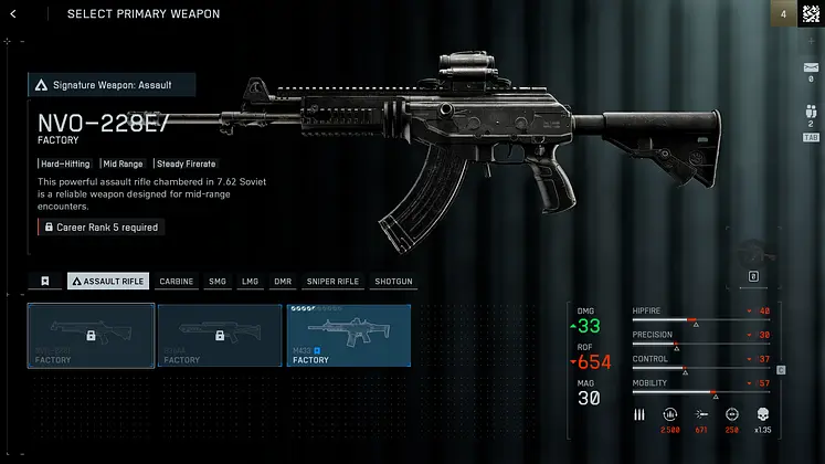 Full Weapons List for Battlefield 6