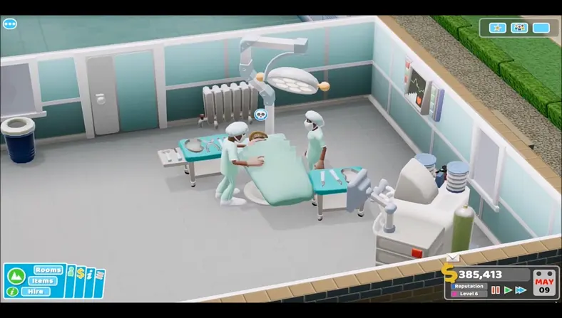We’ve seen the spiritual successor to Bullfrog’s Theme Hospital! Let’s get some impressions in here STAT!