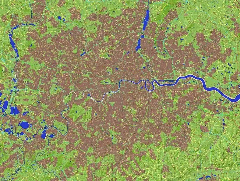 Accurate geological map of Great Britain recreated in Minecraft