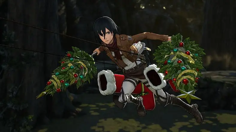 Bloody Up A Christmas Tree With These Attack on Titan: Wings of Freedom Weapons And Costumes