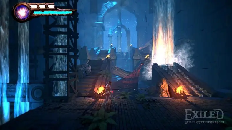 Knitted Pixels announces Exiled, a 2.5D action platformer powerd by Unity