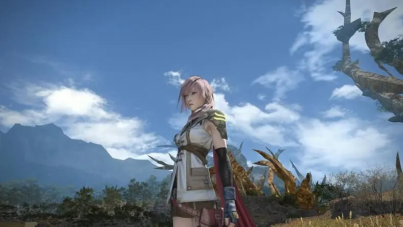 Lightning appears in Final Fantasy XIV: A Realm Reborn for cross-title collaboration