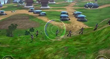 Battle Engine Aquila is a quasi-futuristic mission-based shooter that puts you at the controls of a giant spider thing that can also transform into a jet, but only for short periods of time...