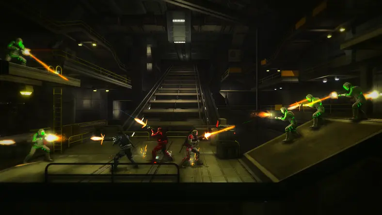 Adding a new dimension to the side-scrolling shooter. Quite literally.
