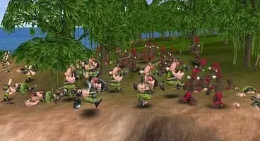 This is a 3D real time strategy game in which you must progressively build units and buildings in order to resist the onslaught of your enemies.