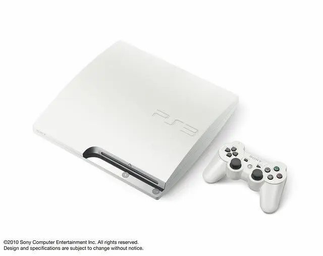 White PS3 slim for Japan, big HDDs