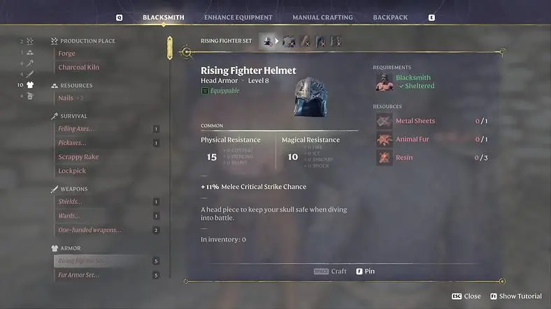 Enshrouded Full Armor List - What's the best Armour?