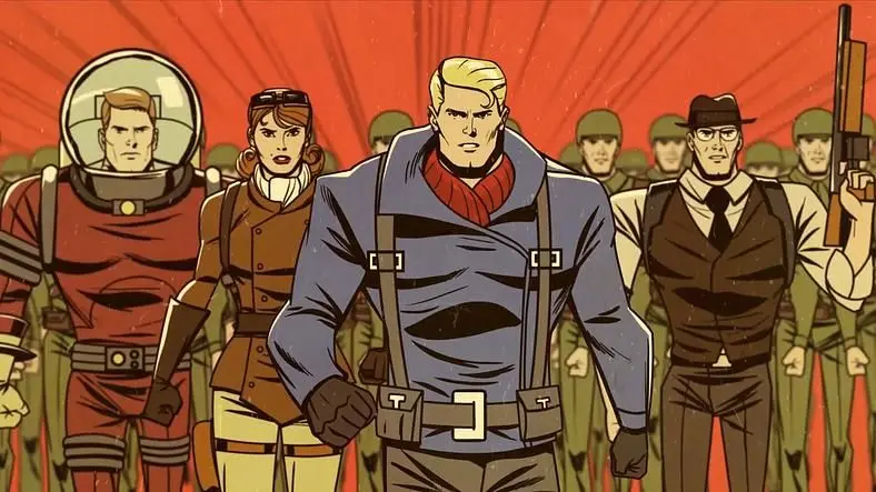 Towers, guns and 50s sci-fi...