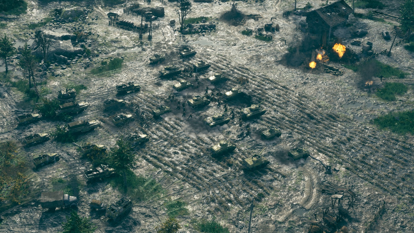 Large Computer Console Sudden Strike 5 Heads to PC and Console in 2026 With A 25-Mission ...