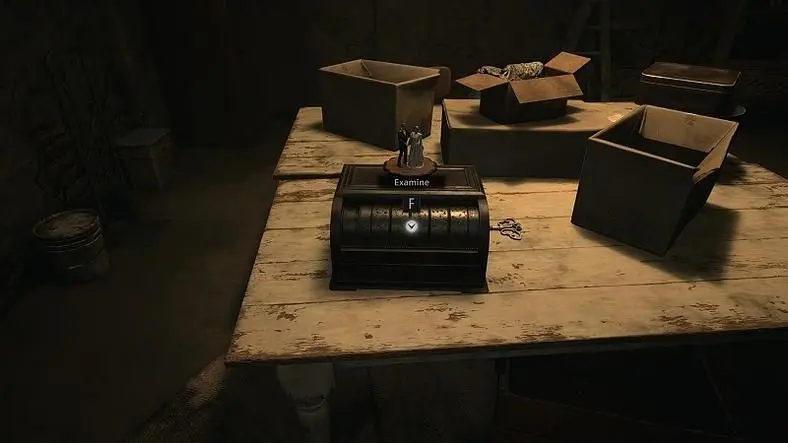 Resident Evil Village House Beneviento Music Box Puzzle - Getting the Tweezers from the Storage Room