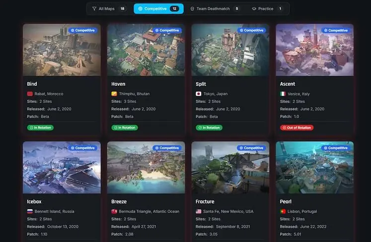 The Complete List of Valorant Maps Names (2025 Rotation Guide)