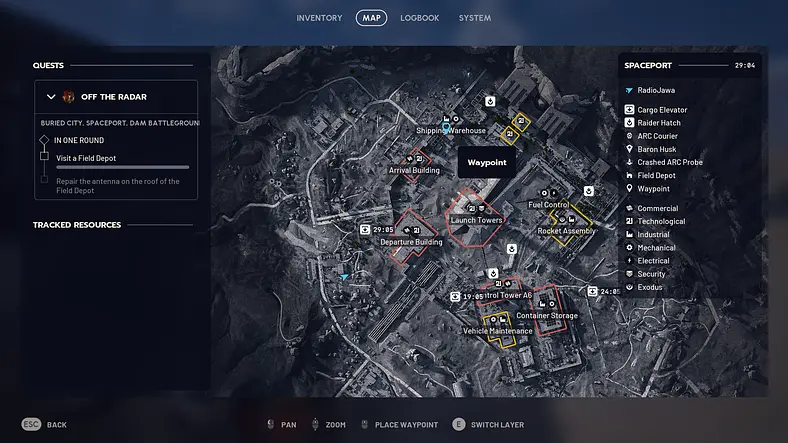 ARC Raiders: Spaceport Warehouse Key Location