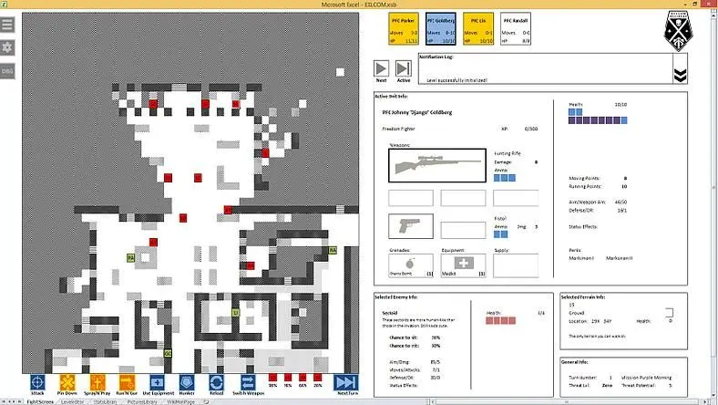 Dedicated XCOM fan crafts own working XCOM game in Microsoft Excel