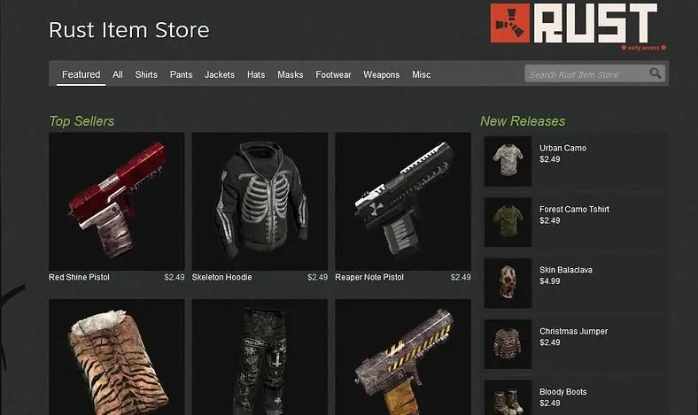 Steam opens Item Store