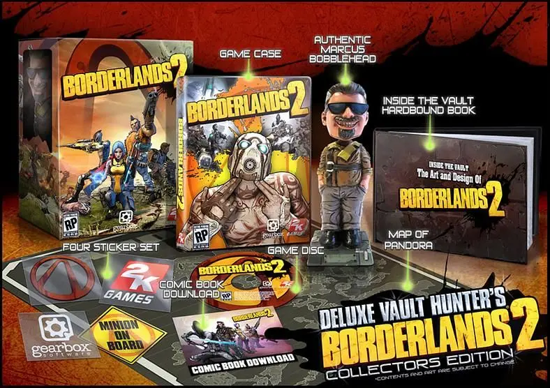 2K Games unveils Borderlands 2 Collector's Editions