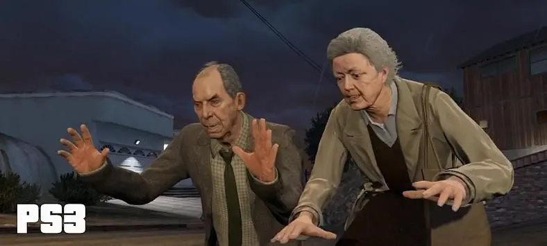 Screens compare original GTAV to HD upgraded version