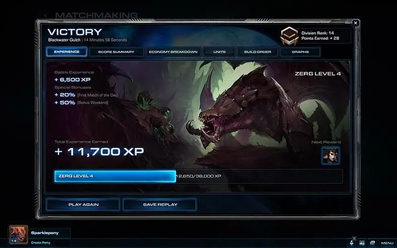 Blizzard introducing level "progression system" in StarCraft II beta