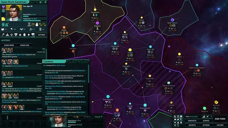 Hands-on Preview - Space Feudalism wrapped in a turn-based shell
