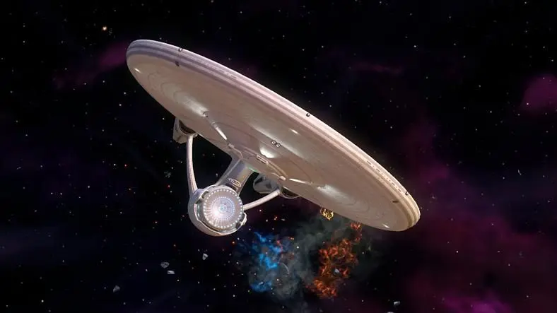 There's garbage off the starboard bow, starboard bow, starboard bow.