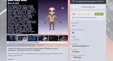 Humble Bundle Is Offering The 1994 Classic X-COM: UFO Defense For Free Today