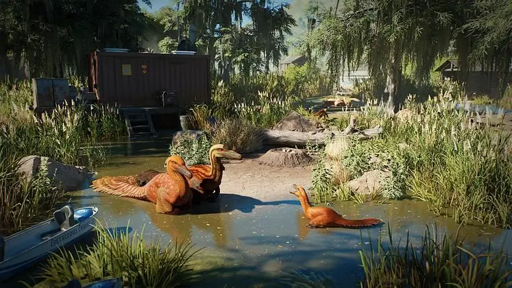 Frontier fully reveals Jurassic World Evolution 3's Wetlands Pack DLC, coming December 9 alongside Update 1.2