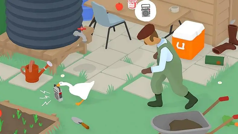 Untitled Goose Game How to Get Hat - Make the groundskeeper wear his sun hat