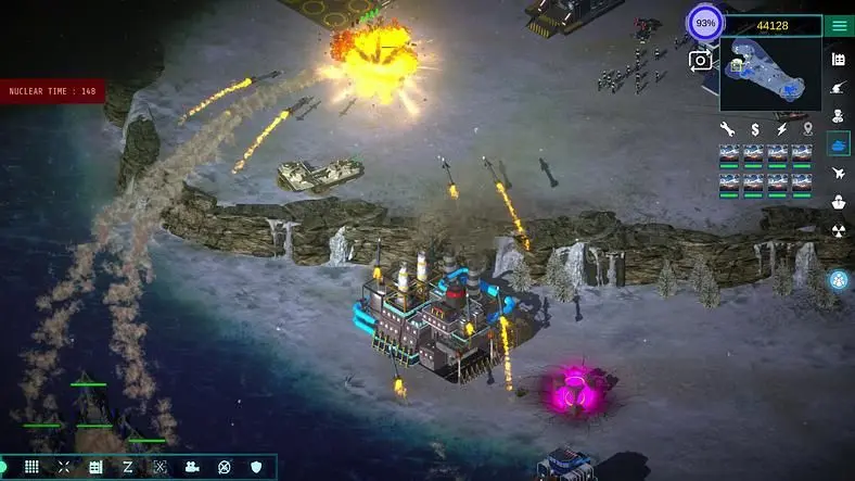 Real-Time Strategy Game Tactical Warfare Pits Two Human Factions Against Each Other