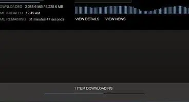 Background downloads added with Steam update