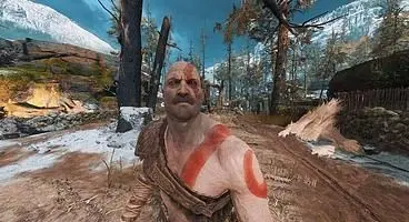 The First God of War PC Mods Let You Play As Beardless Kratos, Turn His Shield Invisible