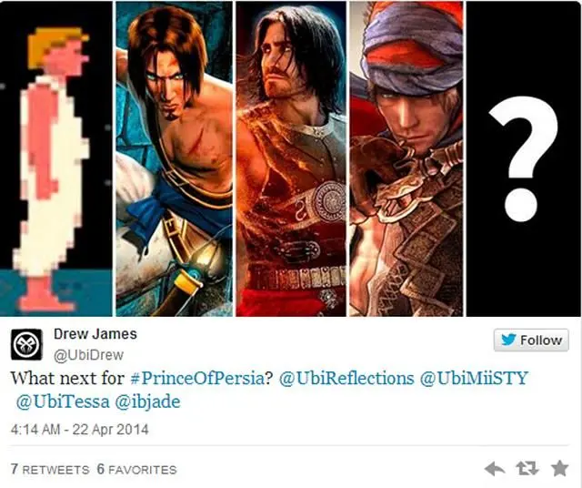 Twitter for Ubisoft employee pulled following Prince of Persia tease