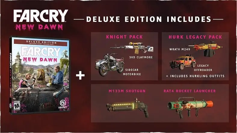 Far Cry New Dawn Collector's Edition - What does the Standard and Deluxe Edition Contain?
