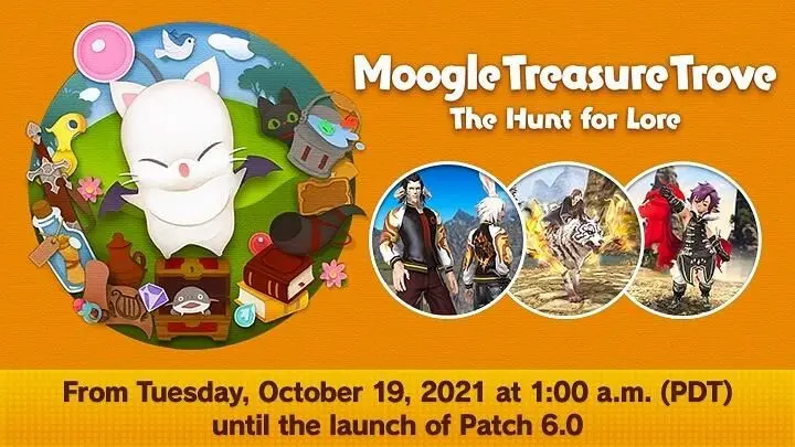 FFXIV Moogle Treasure Trove - The Hunt for Lore Event Start and End Dates, Rewards