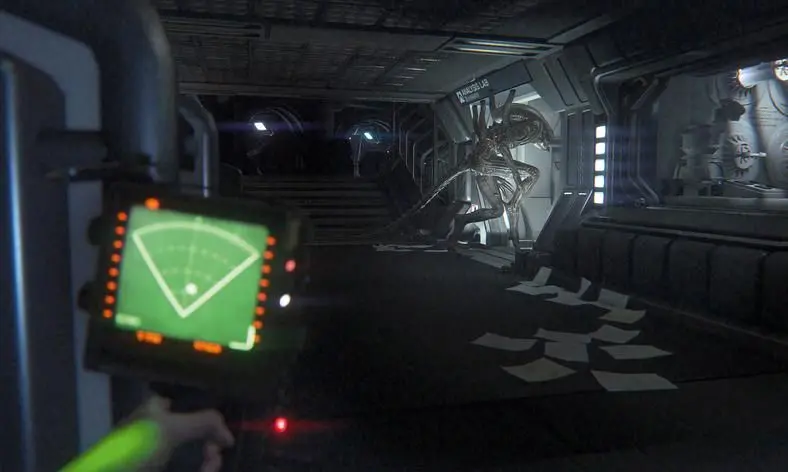Chris Capel hides in a cupboard... IN SPACE.