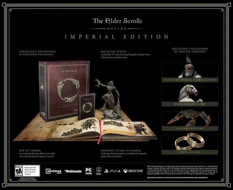 New 8 minute Elder Scrolls Online cinematic and Imperial Edition announced