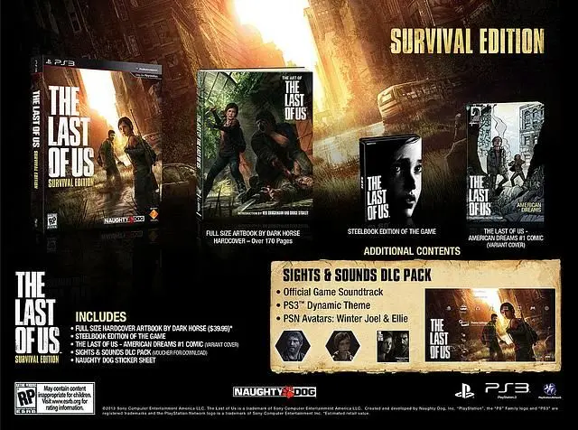 Four Special Editions of The Last of Us announced for US and Europe
