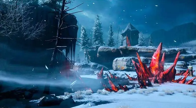 New Dragon Age: Inquisition screens show the snows of Emprise Du Lion