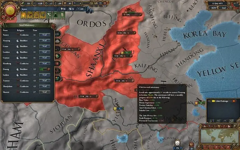Dev diary discusses more "free features" in Europa Universalis IV patch 1.6
