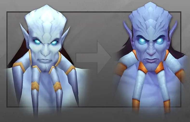 Warlords of Draenor's new male draenei model is impressively buff