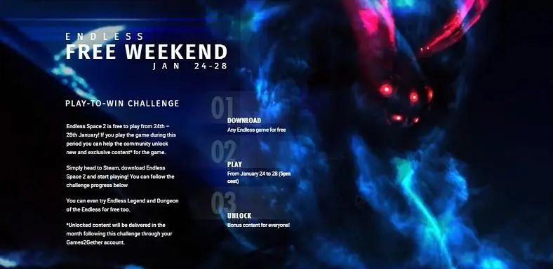 Endless Space Free Weekend - Running from 25th Jan - 28th Jan on Steam