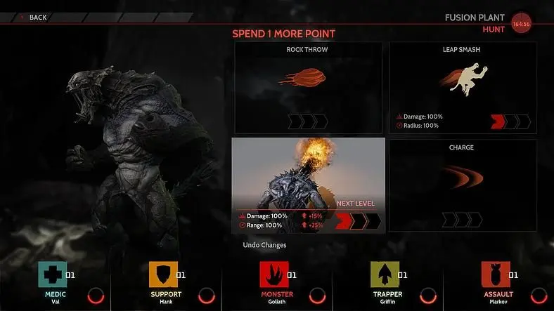 Evolve screens show new monsters, monster evolution screen