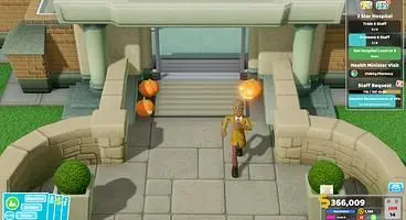 Two Point Hospital Halloween Update Gives Your Hospital a Spooky Makeover