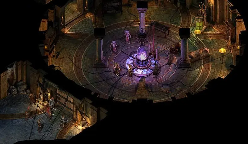Obsidian shows Project Eternity in-game shot based off earlier concept