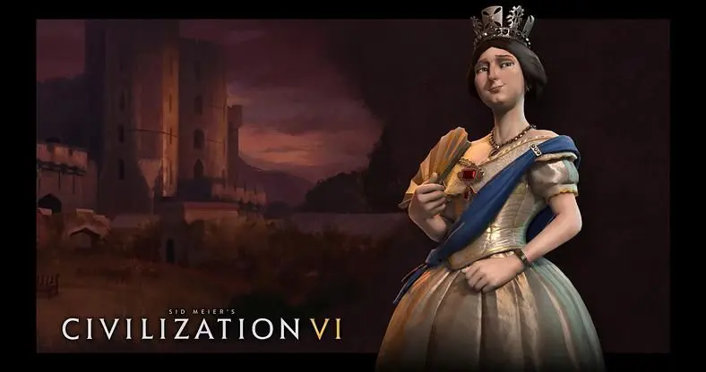 Queen Victoria leads England in Civilization VI